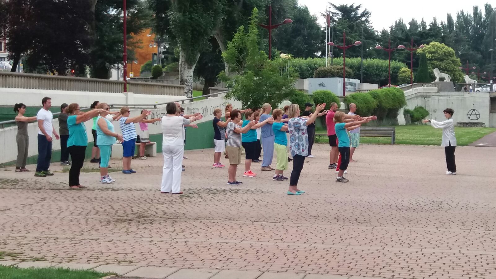 taichi en el parque 2016